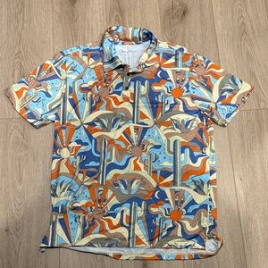 Travis Mathew Multicolor Graphic Polo Shirt